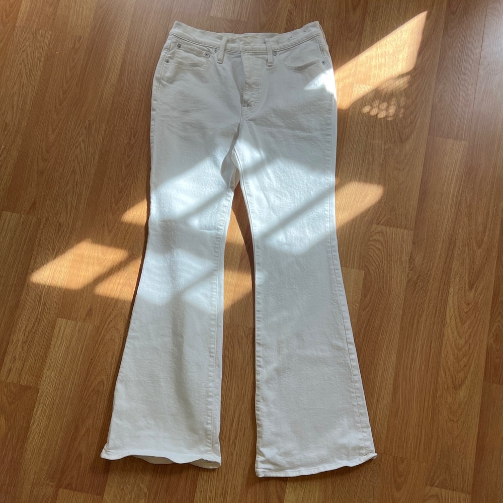 Madewell Flea Market Flare Jean Womens Sz 30 High Rise Bell Lightweight Like New